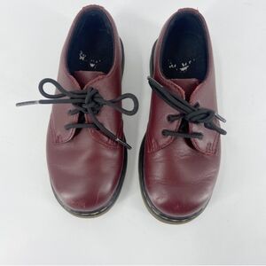 Dr Martens Maroon 3 Eyelet Colby Shoes Lace Up Toddler 10
